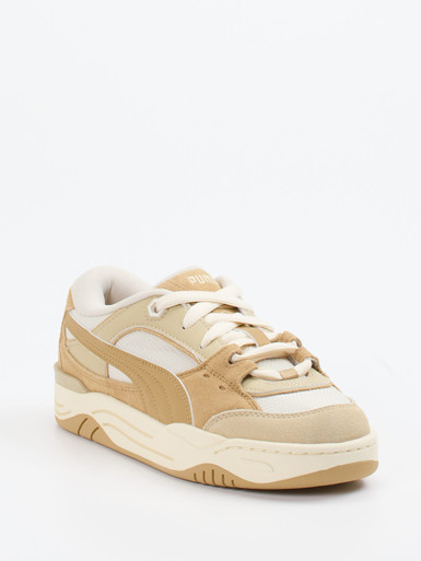 Puma – Sneaker aus Veloursleder und Mesh beige