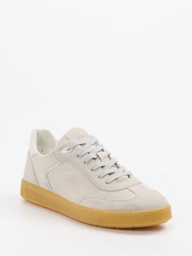 Sioux – Sneaker aus Veloursleder Hellgrau