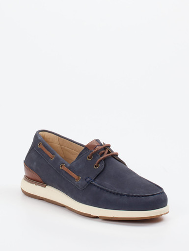 Sioux – Bootsschuh aus Nubukleder Marineblau