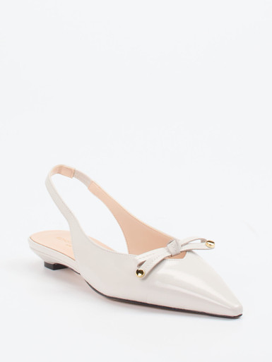 Konstantin Starke – Slingback-Ballerinas aus Lammleder Beige