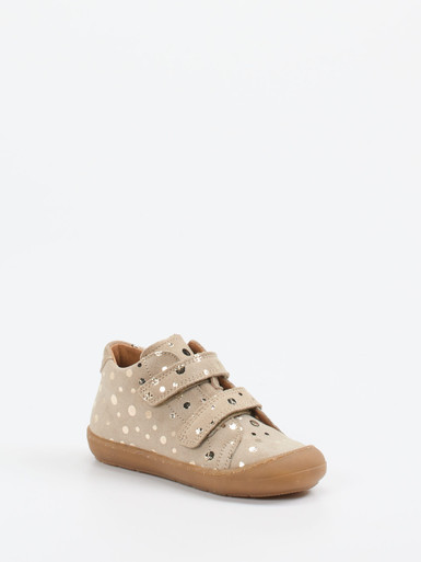 Froddo – Lauflernschuhe aus Veloursleder sandbeige