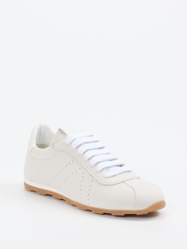 Andrea Sabatini – Retro-Sneaker aus Nubukleder Offwhite