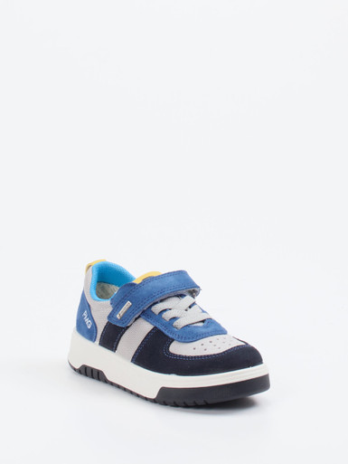 Primigi – Klettsneaker aus Veloursleder Blau