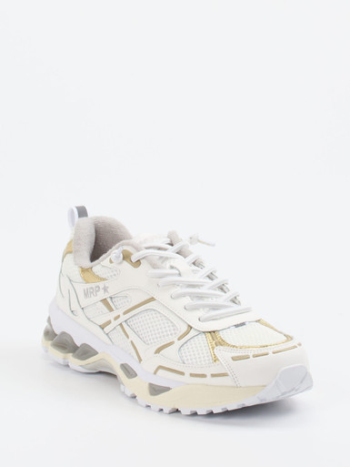 MRP – Sneaker aus Kalbleder und Mesh Offwhite