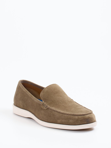 Daniel Kenneth – Loafer aus Veloursleder in Sandbeige