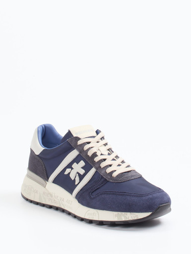 Premiata – Retro-Sneaker aus Veloursleder und Nylon