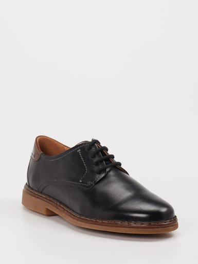 Galizio Torresi – Derby-Schnürschuh aus Kalbleder Schwarz