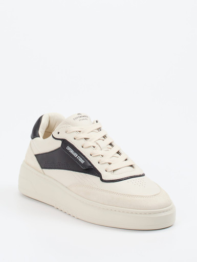Copenhagen – Sneaker aus Velours- und Glattleder beige