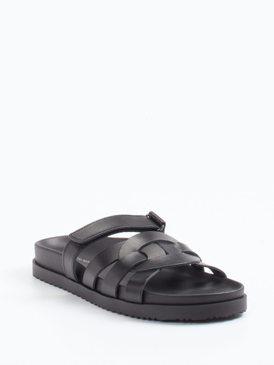 Andrea Sabatini – Sandale aus Kalbleder in Schwarz