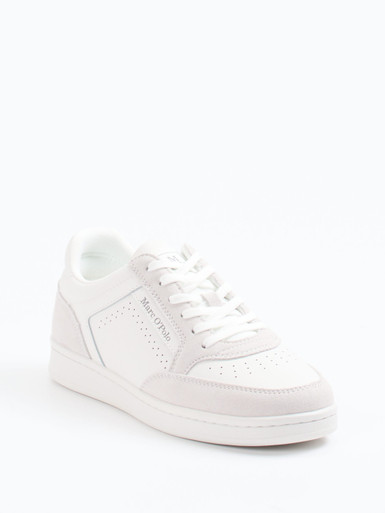Marc O'Polo – Sneaker aus Kalbleder in Offwhite