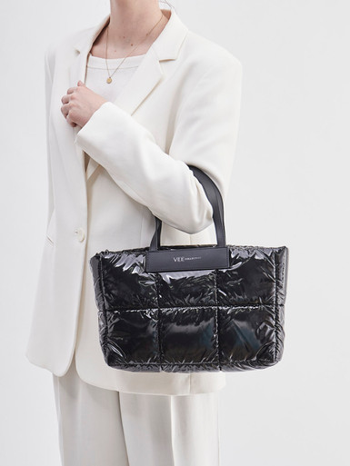 VeeCollective Berlin – Shopper aus Nylon in Steppoptik