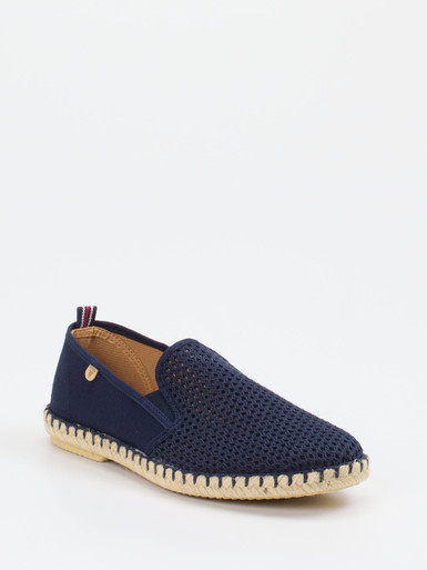 Verbenas – Espadrilles aus Textil in Dunkelblau