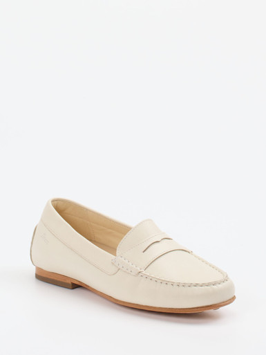 Sioux – Loafer aus Lammleder in Beige