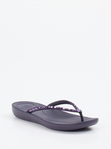 FitFlop – Zehentrenner aus Synthetik Dunkelviolett