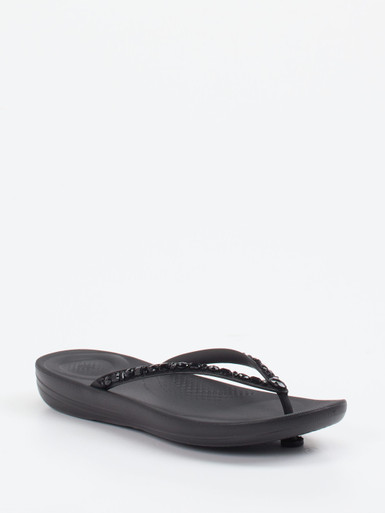 FitFlop – Zehentrenner aus Synthetik in Schwarz