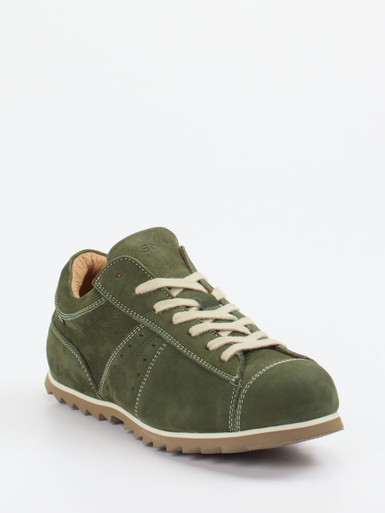 Snipe – Sneaker aus Nubukleder in Olivgrün