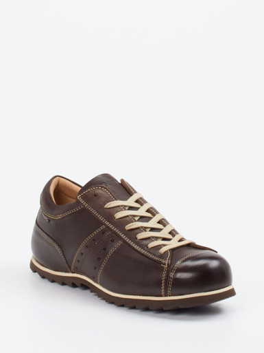 Snipe – Sneaker aus Kalbleder in Dunkelbraun