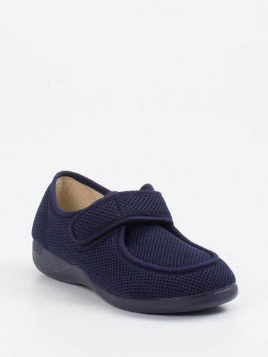 Varomed – Hausschuh aus Textil in Dunkelblau