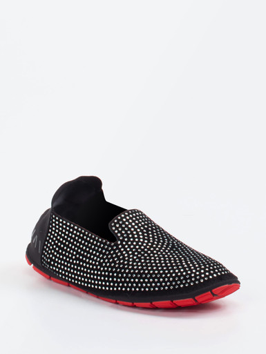 Wai – Slip-On Sneaker aus Textil mit Strassbesatz