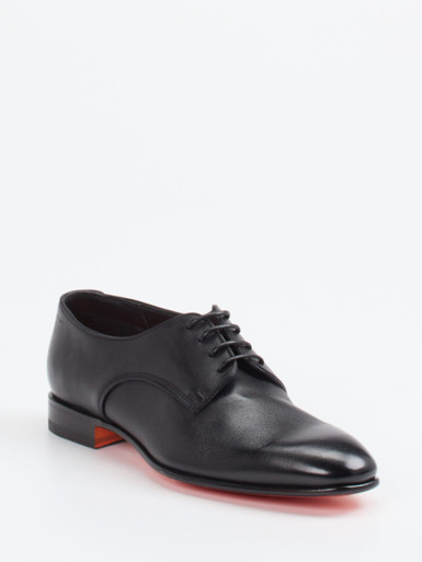 Santoni Men lace-up shoe in black buy | Zumnorde Online-Shop