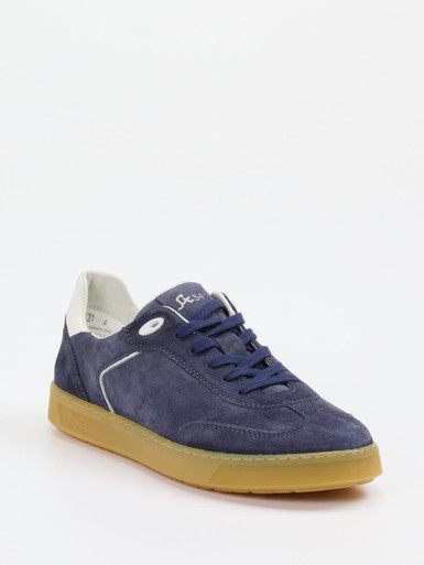 Sioux – Sneaker aus Veloursleder Dunkelblau
