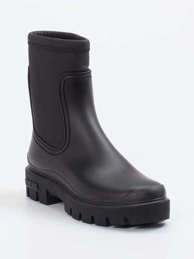 Verbenas – Gummistiefeletten aus Gummi Schwarz