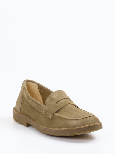 Astorflex – Loafer aus Veloursleder sandfarben