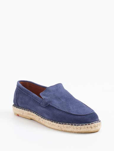 Lloyd – Slipper aus Veloursleder mit Jutesohle