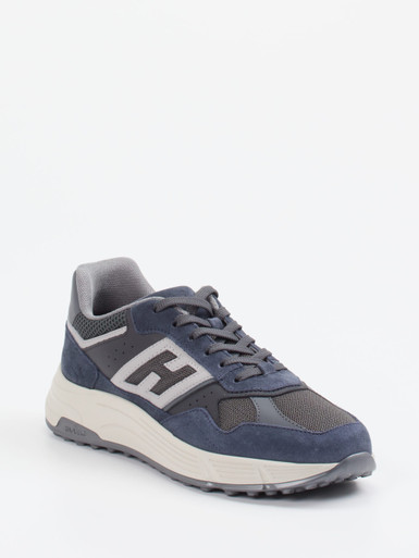 Hogan – Sneaker aus Veloursleder in Dunkelblau