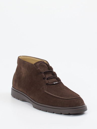Tod's – Desert Boots aus Veloursleder Dunkelbraun