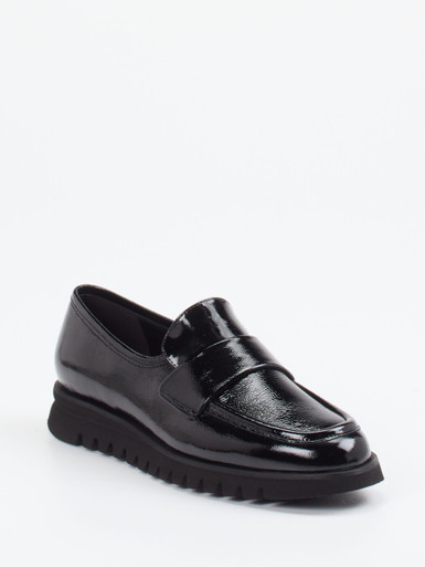 Mannori – Loafer aus Lackleder Schwarz