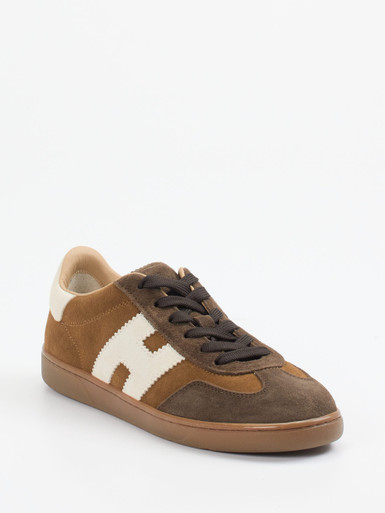 Hogan – Sneaker aus Veloursleder in Braun