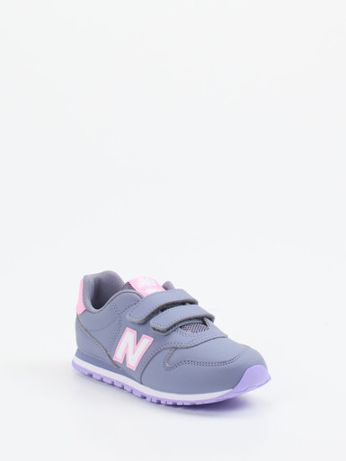 New Balance – Klettsneaker aus Textil in Lavendelgrau