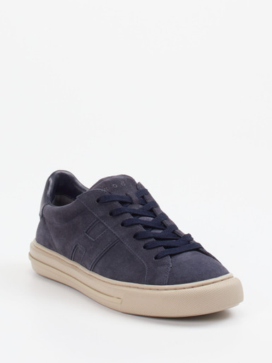 Hogan – Sneaker aus Veloursleder Dunkelblau