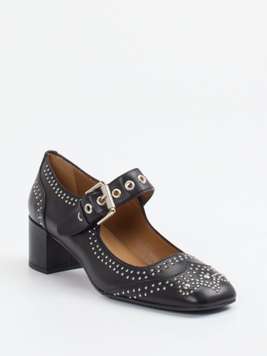 Konstantin Starke – Mary Jane Pumps aus Lammleder Schwarz