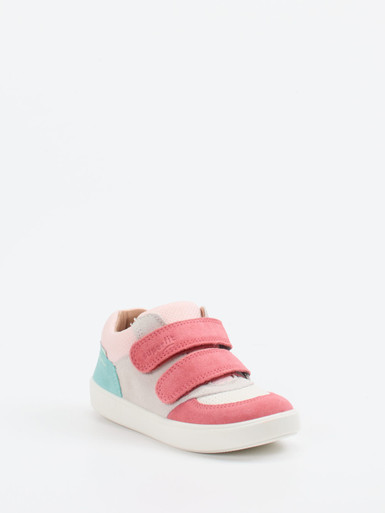 Superfit – Klettsneaker aus Veloursleder in Pastell