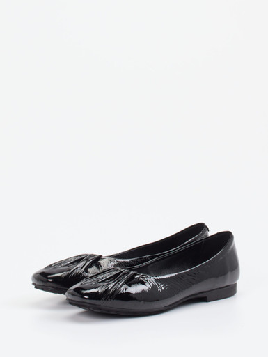 Andrea Puccini – Ballerinas aus Lackleder Schwarz