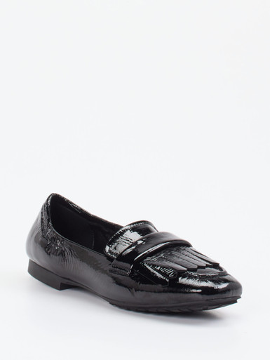 Andrea Puccini – Loafer aus Lackleder schwarz
