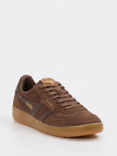 Gola – Retro-Sneaker aus Veloursleder Braun