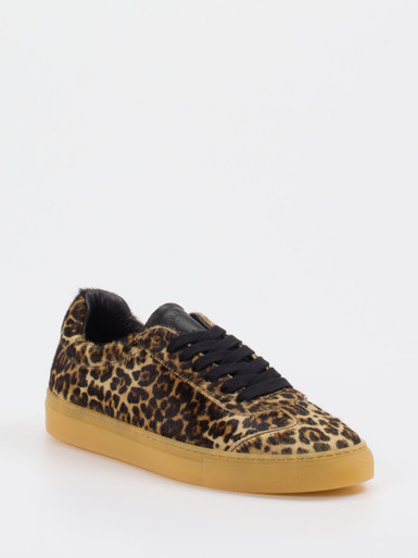 Copenhagen – Sneaker aus Kalbshaarleder Leoprint