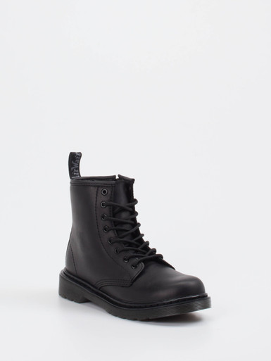 Dr. Martens – Schnürboots aus Glattleder schwarz