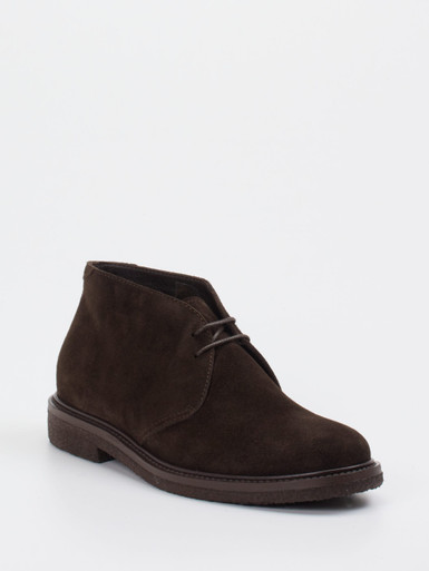 Henderson – Desert Boots aus Veloursleder Dunkelbraun