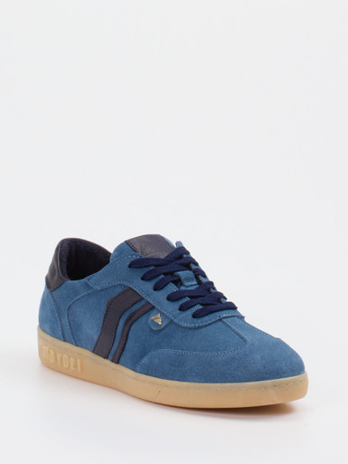 Mayori – Sneaker aus Veloursleder jeansblau