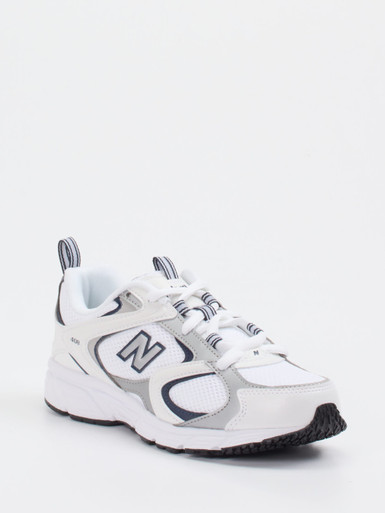 New Balance – Retro-Sneaker aus Textil in Weiß