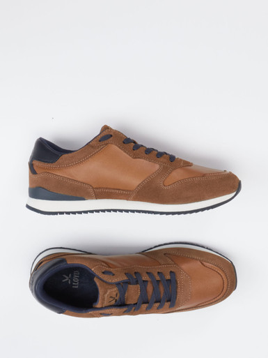 Lloyd – Sneaker aus Kalbleder cognacbraun