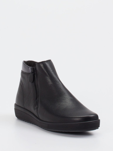 Christian Dietz – Komfort-Stiefelette aus Kalbleder Schwarz