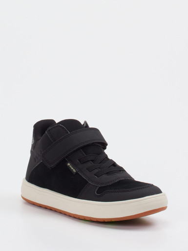 Vado – Mid-Top-Sneaker aus Veloursleder schwarz