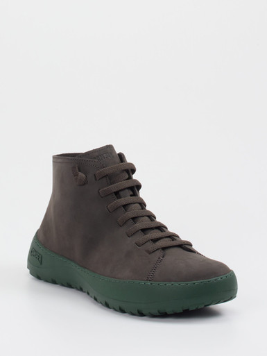 Camper – Schnürboots aus Nubukleder dunkelbraun