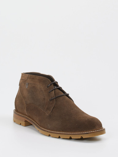 Floris van Bommel – Desert Boots aus Veloursleder braun