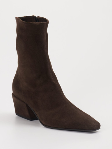 Kennel & Schmenger – Sock Boots aus Veloursleder dunkelbraun